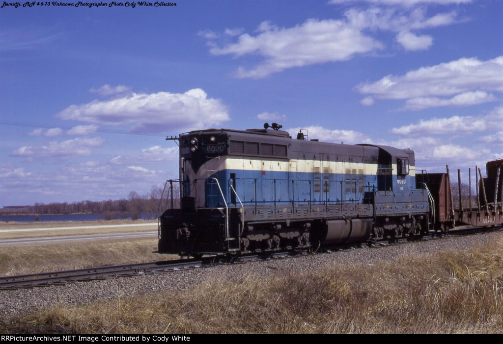 Burlington Northern SD7 6020